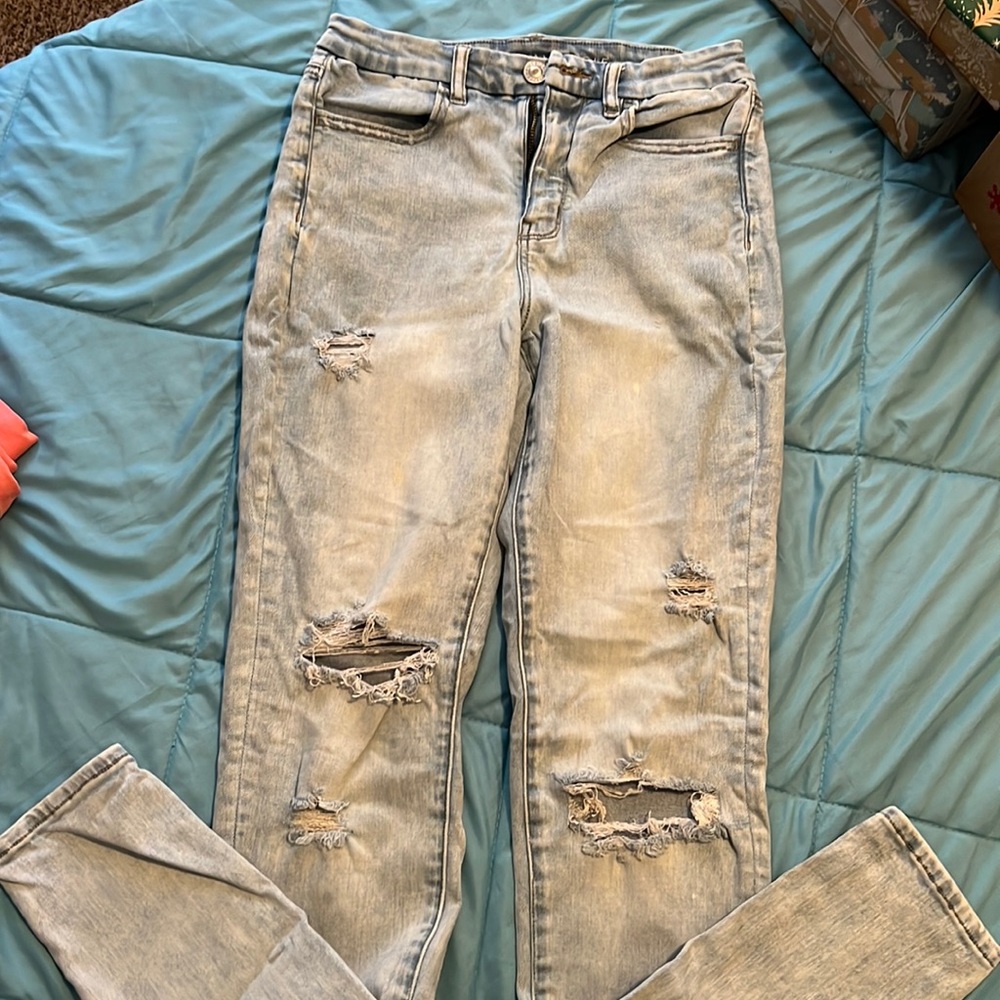 AE curvy stretch jeggings